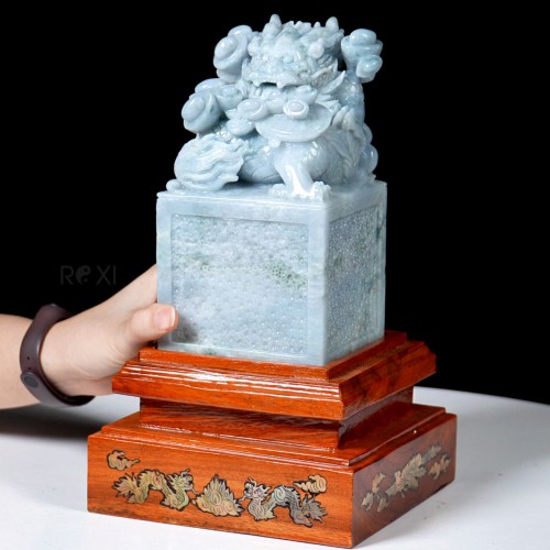 ẤN RỒNG NGỌC PHỈ THÚY 4,02KG - 19CM