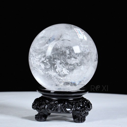 QUẢ CẦU THẠCH ANH TRẮNG 6A 1,4KG - 10CM