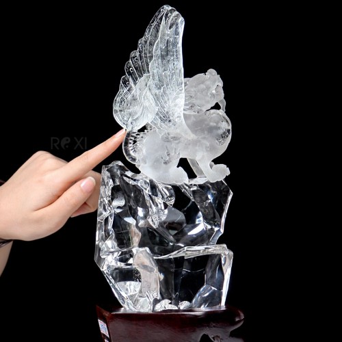 TỲ HƯU CÁNH TIÊN THẠCH ANH TRẮNG VIP