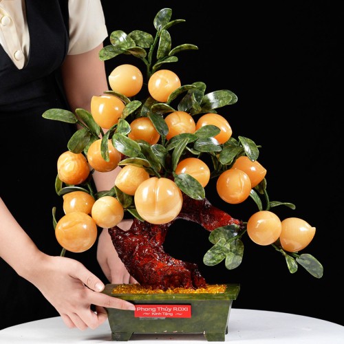 CÂY ĐÀO VÀNG NGỌC HOÀNG LONG 18 QUẢ