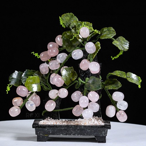 CÂY NHO ĐÁ THẠCH ANH HỒNG (MẪU 2)