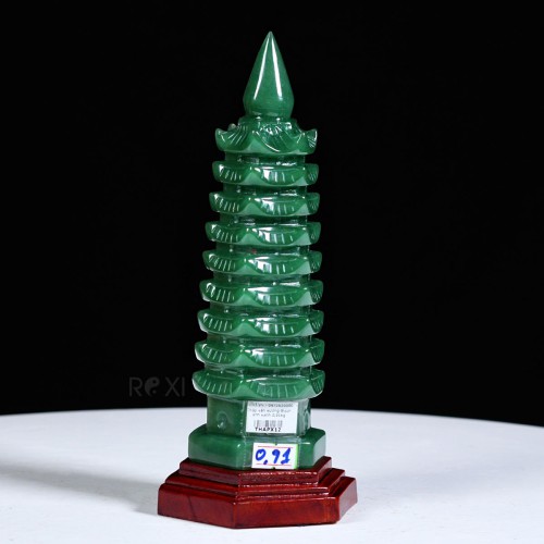 THÁP VĂN XƯƠNG THẠCH ANH XANH 0,91KG