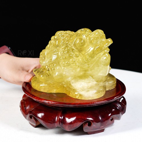 THIỀM THỪ THẠCH ANH VÀNG 2,15KG