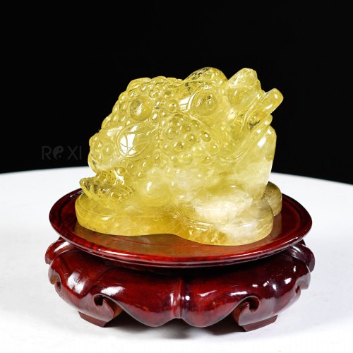 THIỀM THỪ THẠCH ANH VÀNG 2,15KG