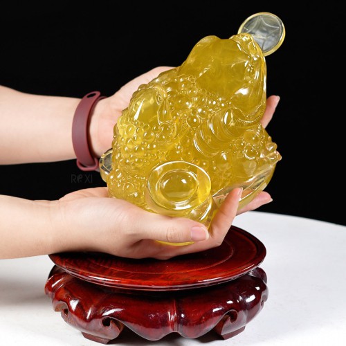 THIỀM THỪ THẠCH ANH VÀNG 2,92KG