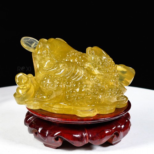 THIỀM THỪ THẠCH ANH VÀNG 2,92KG