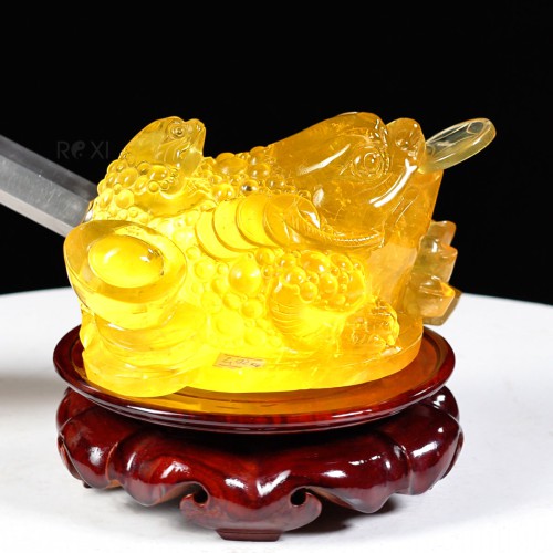 THIỀM THỪ THẠCH ANH VÀNG 2,92KG