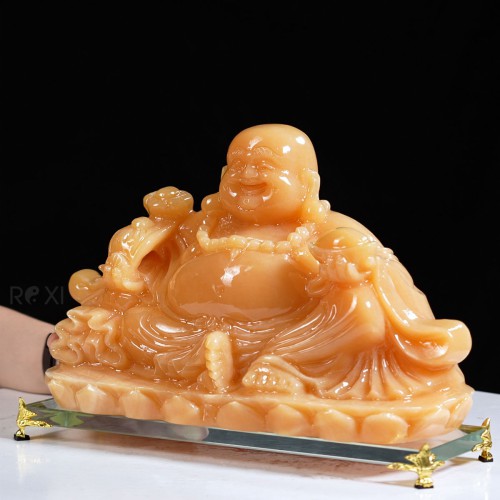 TƯỢNG DI LẶC NGỌC HOÀNG LONG 30CM