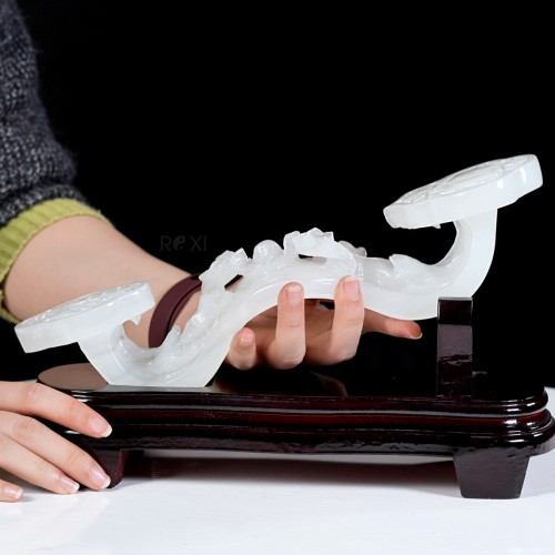 GẬY NHƯ Ý NGỌC ONYX TRẮNG 30CM