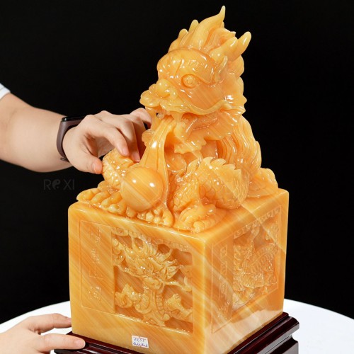 ẤN RỒNG NGỌC HOÀNG LONG 36CM - 18,5KG