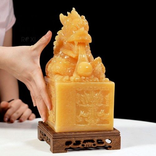 ẤN RỒNG NGỌC HOÀNG LONG 24,5CM - 5,52KG