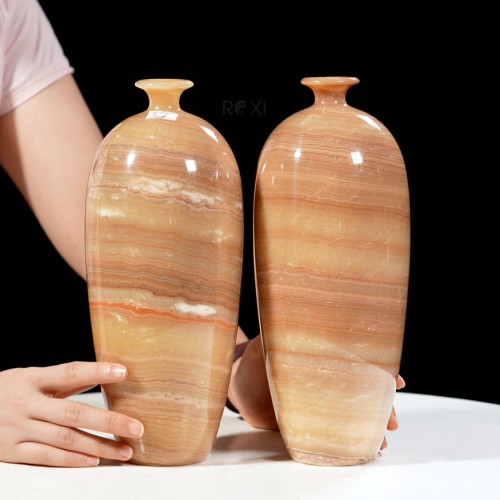 CẶP BÌNH HÚT LỘC NGỌC ONYX 30CM - 10,88KG