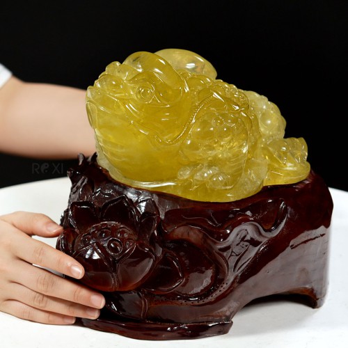 THIỀM THỪ THẠCH ANH VÀNG 3,72KG