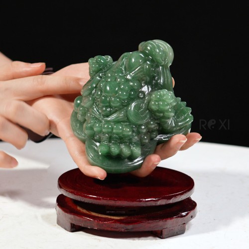 THIỀM THỪ THẠCH ANH XANH 0,76KG- TT1109