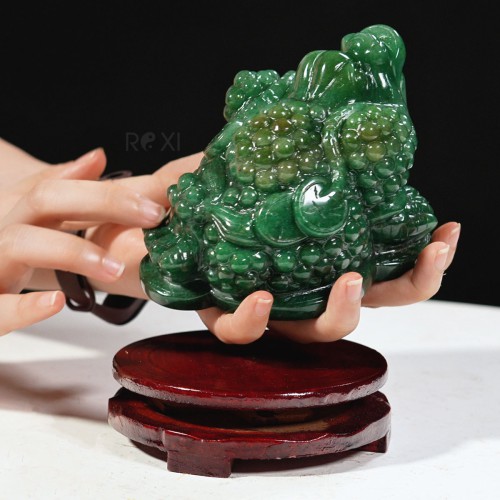 THIỀM THỪ THẠCH ANH XANH 1,29KG