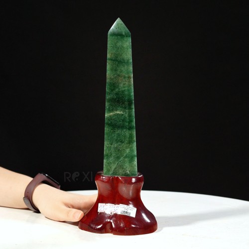 TRỤ ĐÁ THẠCH ANH XANH 0,9KG (MẪU 1) - 30CM