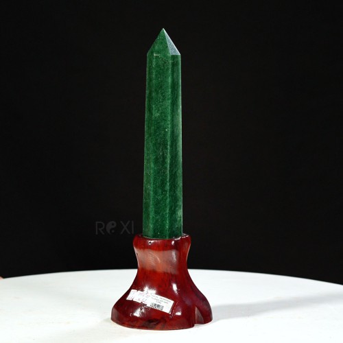 TRỤ ĐÁ THẠCH ANH XANH 0,9KG (MẪU 2) - 32CM