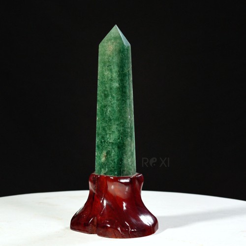 TRỤ ĐÁ THẠCH ANH XANH 1,32KG - 30CM