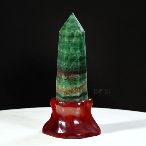 TRỤ ĐÁ THẠCH ANH XANH 1,54KG - 26CM