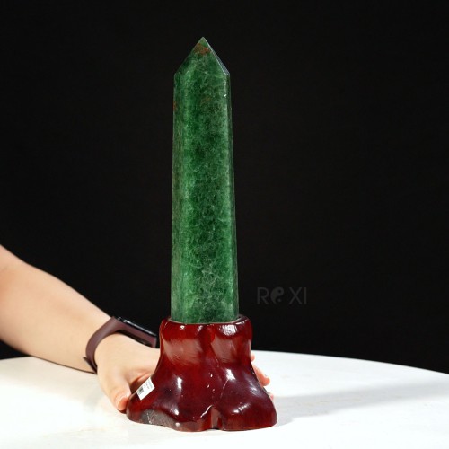 TRỤ ĐÁ THẠCH ANH XANH 1,59KG - 32CM