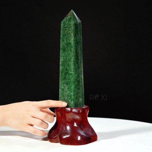 TRỤ ĐÁ THẠCH ANH XANH 1,59KG - 32CM