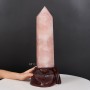 TRỤ ĐÁ THẠCH ANH HỒNG 47CM - 6,4KG