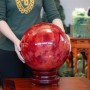 QUẢ CẦU ĐÁ OBSIDIAN ĐỎ 39,3KG - 32,3CM