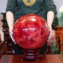 QUẢ CẦU ĐÁ OBSIDIAN ĐỎ 39,3KG - 32,3CM