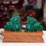 CẶP TỲ HƯU THẠCH ANH XANH 10CM