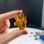 MẶT DÂY CHUYỀN / MẶT NHẪN HỒ LY CHÚA ĐÁ MẮT HỔ - HL08