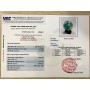 QUẢ CẦU FLUORIT XANH TRONG 2,38KG - 11,2CM + ĐẾ ĐÈN XOAY