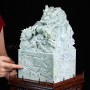 ẤN RỒNG NGỌC PHỈ THÚY 17,4KG - 28CM