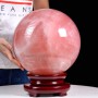 QUẢ CẦU THẠCH ANH HỒNG VIP  30,6KG - 26CM