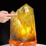 TRỤ ĐÁ THẠCH ANH VÀNG 12,4KG (NGUYÊN ĐÁ) - 40CM