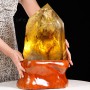 TRỤ ĐÁ THẠCH ANH VÀNG 18,8KG (NGUYÊN ĐÁ) - 45CM