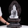 TƯỢNG QUAN ÂM BỒ TÁT THẠCH ANH TRẮNG VIP 1,95KG (NGUYÊN ĐÁ)
