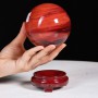 QUẢ CẦU ĐÁ OBSIDIAN ĐỎ 1,03KG - 9,5CM - CD1355