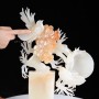 TÁC PHẨM ''BÌNH HOA PHÚ QUÝ TÀI LỘC'' NGỌC ONYX TRẮNG