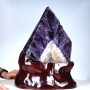 ĐÁ TRẤN THẠCH ANH TÍM 12,8KG NGUYÊN ĐÁ (CAO 43,5CM)