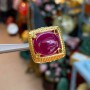 NHẪN ĐÁ RUBY NAM VÀNG 18K - NRV1801