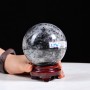 QUẢ CẦU THẠCH ANH TÓC ĐEN 1,39KG - 10CM