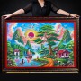TRANH ĐÁ QUÝ THUẬN BUỒM XUÔI GIÓ (1M42 * 1M) - TDQTB01