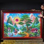 TRANH ĐÁ QUÝ THUẬN BUỒM XUÔI GIÓ (1M42 * 1M) - TDQTB01