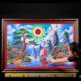 TRANH ĐÁ QUÝ THUẬN BUỒM XUÔI GIÓ (1M42 * 1M) - TDQTB02