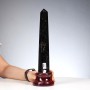 TRỤ ĐÁ THẠCH ANH ĐEN 0,83KG (NGUYÊN ĐÁ) - 34CM