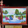 TRANH ĐÁ QUÝ MÃ ĐÁO THÀNH CÔNG (1M40 * 1M) - TDQMD7