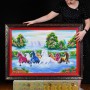 TRANH ĐÁ QUÝ MÃ ĐÁO THÀNH CÔNG (106CM  * 76CM) - TDQNGUA1