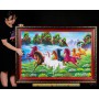 TRANH ĐÁ QUÝ MÃ ĐÁO THÀNH CÔNG (1M42 * 1M) - TDQMD145