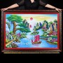 TRANH ĐÁ QUÝ THUẬN BUỒM XUÔI GIÓ (1M42 * 1M) - MẪU 4