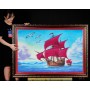 TRANH ĐÁ QUÝ THUẬN BUỒM - THUYỀN BUỒM PHONG THỦY (1M42*1M)